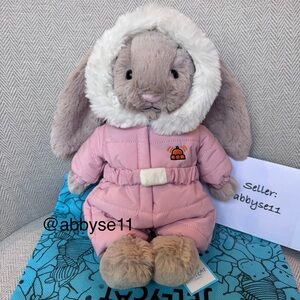 Jellycat Bashful Bunny 'Snow Suit' - Authentic - BNWT - Fast Ship - Retired